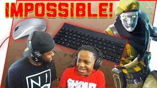 The IMPOSSIBLE Fortnite Challenge ft. Annoying Little Brother! - Fortnite Gameplay