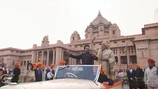 Sonam Kapoor, Anil Kapoor at an Indian destination wedding in Jodhpur, Rajasthan | Naamah Karan