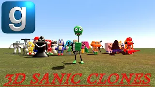 [GMOD] Overly Requested Addons! Part 100!: 3D Sanic Clones HALLOWEEN UPDATE!