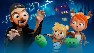 Adley & Niko's HAUNTED HOUSE!! Mom Tells 5 SECRETS From the TRiCK or TREAT Family Cartoon!!