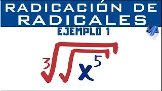 Radicación de radicales | Ejemplo 1