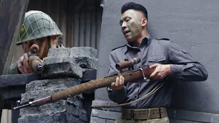 【狙擊手電影】日軍囂張進軍營挑戰，誰知遇上神槍手，當場被滅 ⚔️  抗日  MMA | Kung Fu