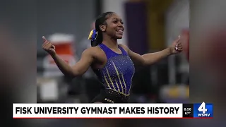 Fisk University gymnast makes history