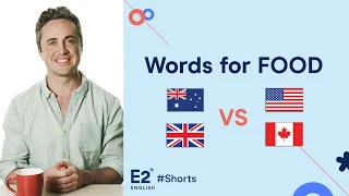 Food in English: How Words Change in Different Countries (USA vs UK)  #Shorts