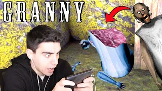 I FROZE GRANNY TO DEATH!!!! - Granny v1.8 (Part 2 - New Sewer Ending)