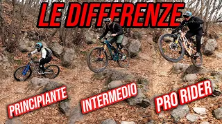 PRINCIPIANTE VS INTERMEDIO VS PRO RIDER - COSA CAMBIA?