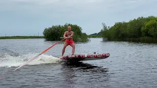 SUP Board за лодкой