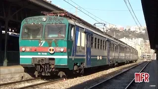 CAMPI FLEGREI, stazione di NAPOLI CAMPI FLEGREI: arrivi e partenze di automotrici FS ALe 724.