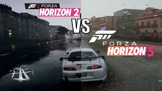 Forza Horizon 2 vs 5 - Day/Rain (День/Дождь)