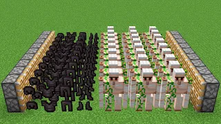 X400 iron golems and X100 netherite armors minecraft combined?