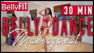 30-Minute | Mahraganat style | راقصة شرقى-مهرجان | Belly dance Cardio!