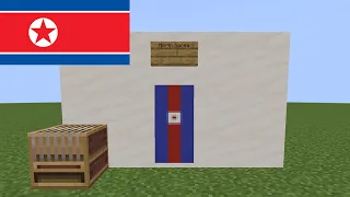 How to Make North Korea's Flag in Minecraft (Version 2)