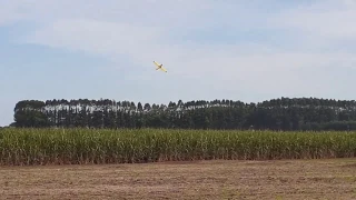 PILOTO AGRICOLA MAIS DOIDO QUE EU JA VI...aviacao agricola   AIRTRACTOR (AT 502) aplicando veneno