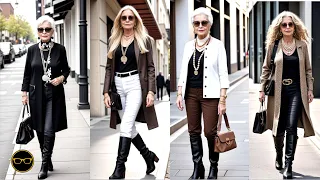 FASHION QUEEN for Over 50s Street Style: Milan's Chicest Looks For Effortless Elegance