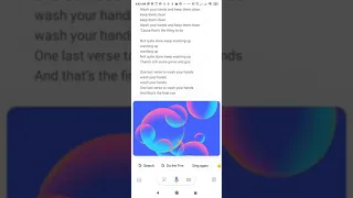 Now's the time to wash your hands - Google Assistant
