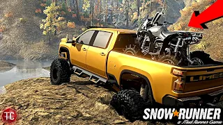 SnowRunner: High Country DURAMAX Hauls CAN-AM RENEGADE Into The WILDERNESS!