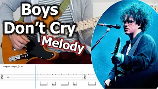 The Cure - Boys Don't Cry Melody | Guitar Tutorial + Tabs