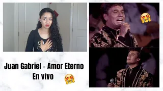 JUAN GABRIEL - Amor Eterno EN VIVO REACCIÓN | REACTION  | CASI ME HACE LLORAR...