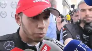 Interview with Lewis Hamilton after the 2011 Brazilian GP