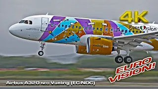 Airbus A320 NEO Eurovision Song Contest 2022 livery Vueling  (EC-NDC)