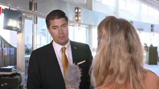 Intervju med Oscar Sjöstedt, ekonomisk-politisk talesperson, (SD), om partiets skuggbudget