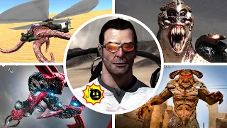 Serious Sam 3 VR: BFE - All Bosses With Cutscenes & Ending