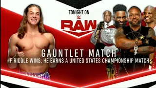 Matt Riddle vs The Hurt Business - WWE Raw 25/01/21 Español latino