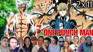 Garou Vs Genos & Silver Fang🔥🤯 One Punch Man Season 2 Episode 11 Reaction Mashup |ワンパンマン