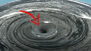 Satisfying asmr galactic whirlpool with darkened water