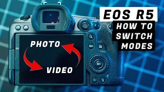 Canon EOS R5 - How to Switch From Video Mode to Photo Mode and Back Again