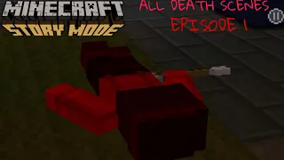 Minecraft: Story Mode - All Death Scenes | Episode 1