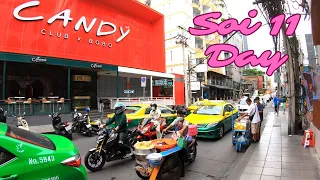 Soi 11, Sukhumvit, Bangkok. Day Walk. 4K