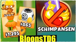 NUR MIT SUPPORT SCHIMPANSEN SCHAFFEN? - Bloons td 6 [Deutsch/German]