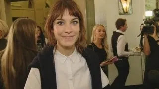 90 seconds with... Alexa Chung at London Fashion Week