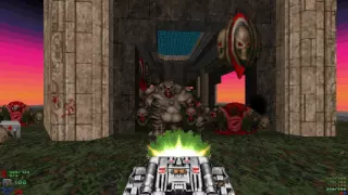 Doom2 Ancient Aliens - MAP28 Floating Arena - UV All Secrets - 1080p 60fps
