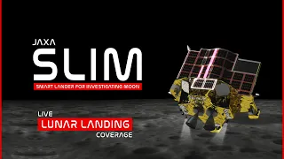 LIVE! JAXA SLIM Lunar Landing