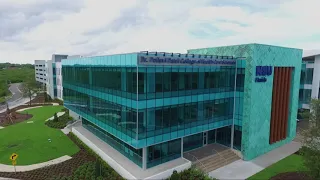 Aerial View of NSU’s Dr. Kiran C Patel College of Osteopathic Medicine