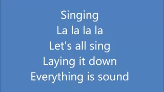 Jason Mraz - Everything Is Sound (Lyrics)