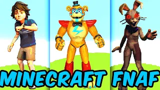 Minecraft: Five Nights at Freddy's SECURITY BREACH BUILDS #shorts Inspired by @TwiShorts