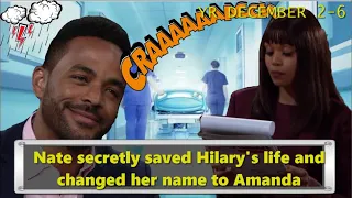 The Young And the Restless Spoilers Nate secretly saved Hilary's life and changed her name to Amanda