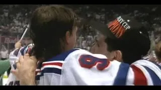 Adam Graves chanting "19-40!" after the final buzzer at MSG on June 14, 1994 :)