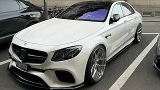 Mercedes-Benz E63 S AMG - Hard REVS, Pops and Bangs & Acceleration SOUND!