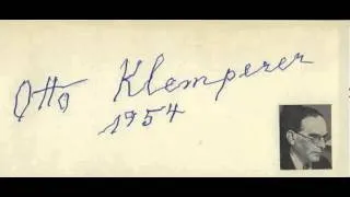 Otto Klemperer's Tempo: Mozart Symphony no.41 Movement 4, 1954 Concert in Scheveningen