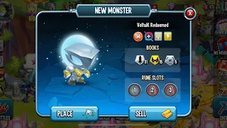 Hatching Mythic “VoltaiK Redeemed” Monster Egg and Leveling it up in Monster Legends!