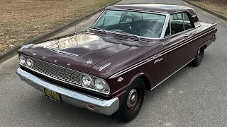 1963 Fairlane 500 Lightning Bolt Sport Coupe K Code 289 HIPO 4 Speed Paxton Supercharged!!