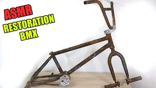 Реставрация СГОРЕВШЕГО БМХ - Restoration BMX Bike (ASMR)