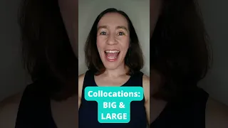 English collocations with BIG and LARGE