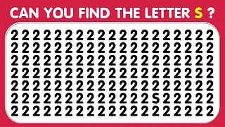 【Easy, Medium, Hard Levels】Can you Find the Odd Letter in 15 seconds?#69