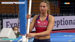 Amalie Svabikova - Pole Vault ! World Athletics Indoor Championships 2022 Belgrade Serbia