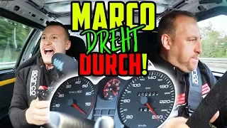 Mit 3BAR über die AUTOBAHN! - Audi Coupé 5Zylinder TURBO! - Marco geht ans LIMIT!